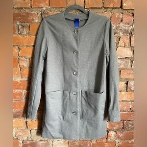 Kit and Ace Grey Cashmere-Blend Cardign